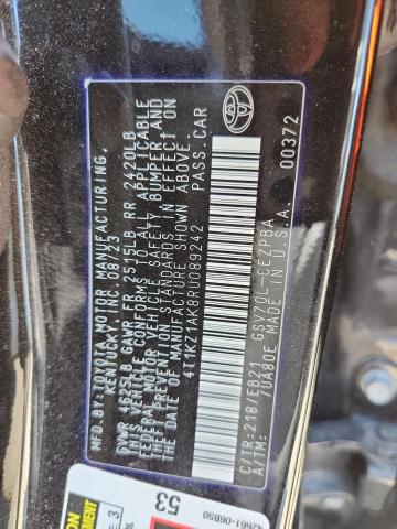 2024 TOYOTA CAMRY TRD 4T1KZ1AK8RU089242