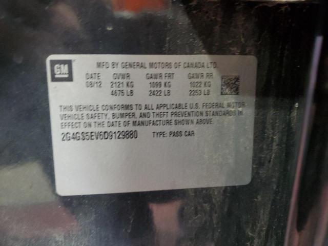 2013 BUICK REGAL PREMIUM - 2G4GS5EV6D9129880