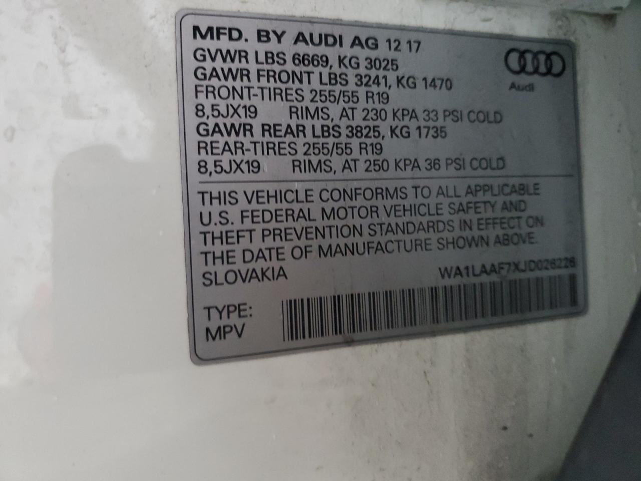 AUDI Q7 PREMIUM PLUS