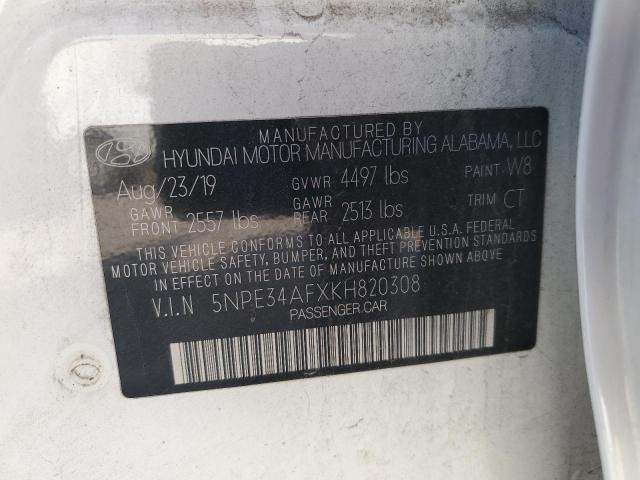 2019 HYUNDAI SONATA LIM - 5NPE34AFXKH820308