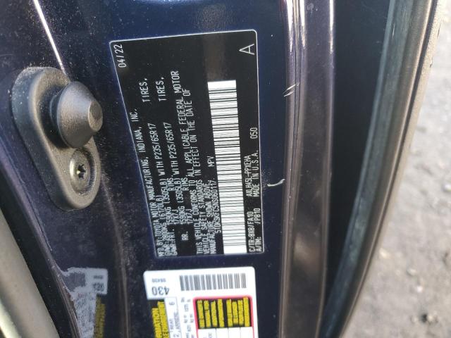 2022 TOYOTA SIENNA LE 5TDKSKFC5NS060117