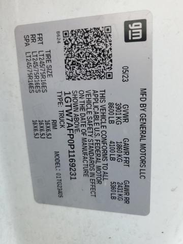 2023 GMC SAVANA G25 #3290472758