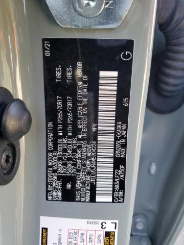 2021 TOYOTA 4RUNNER VE JTELU5JR4M5904224