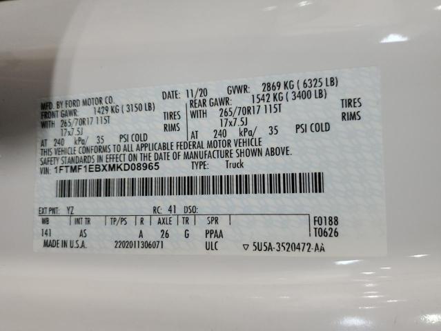 2021 FORD F150 #3273894795