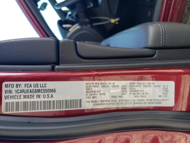 2021 JEEP GRAND CHER - 1C4RJEAG6MC550966