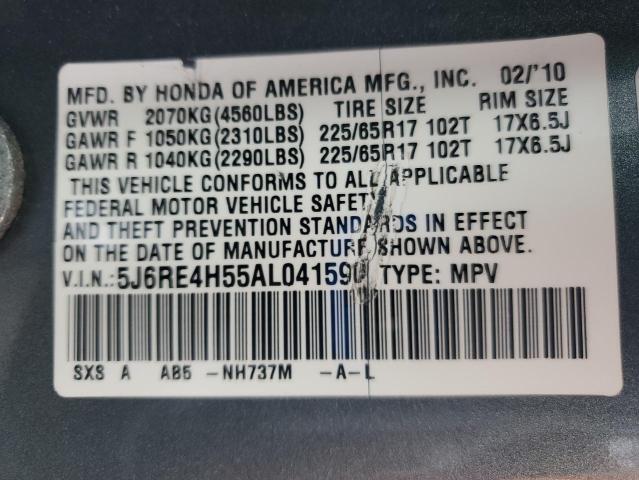 2010 HONDA CR-V EX - 5J6RE4H55AL041590