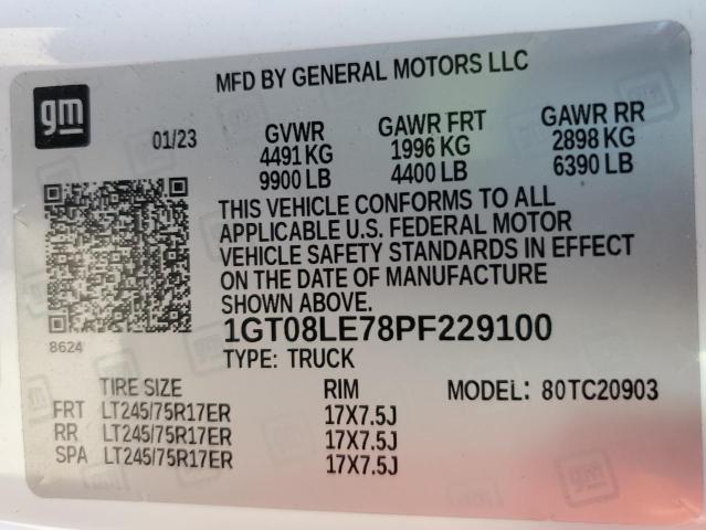 2023 GMC SIERRA C25 - 1GT08LE78PF229100