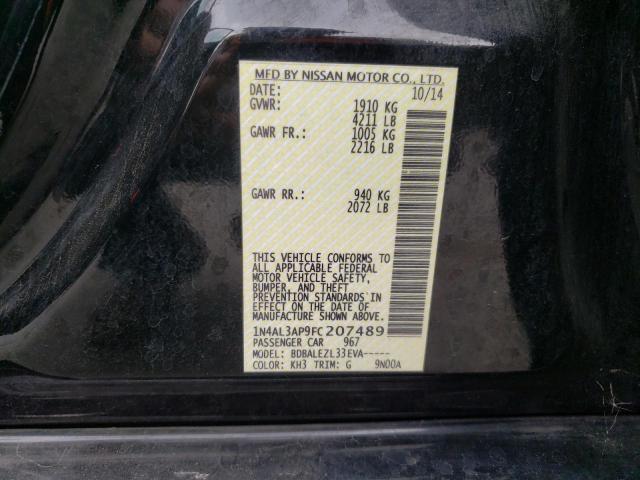 2015 NISSAN ALTIMA 2.5 - 1N4AL3AP9FC207489