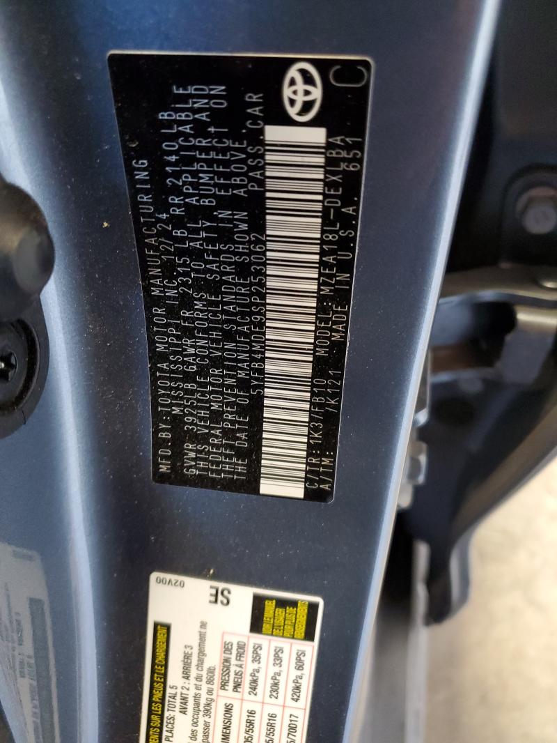 2025 TOYOTA COROLLA LE #3297251396