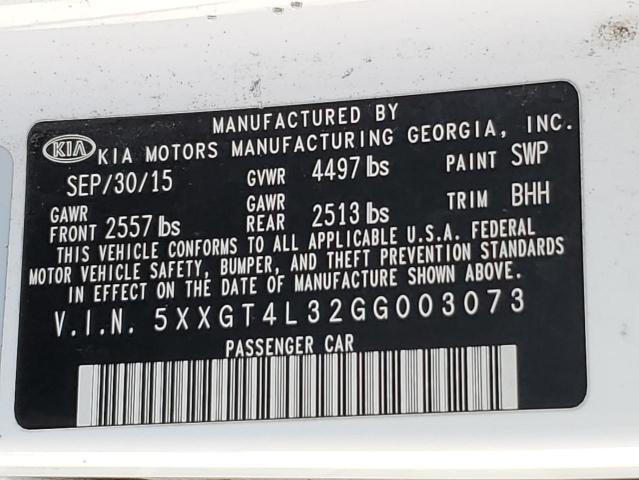 2016 KIA OPTIMA LX - 5XXGT4L32GG003073