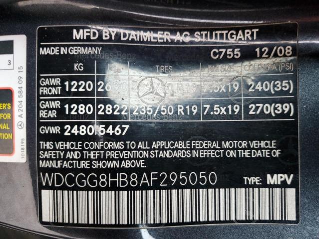 2010 MERCEDES-BENZ GLK 350 4M #3287470038