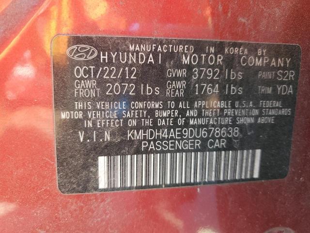 2013 HYUNDAI ELANTRA GL #3278617931