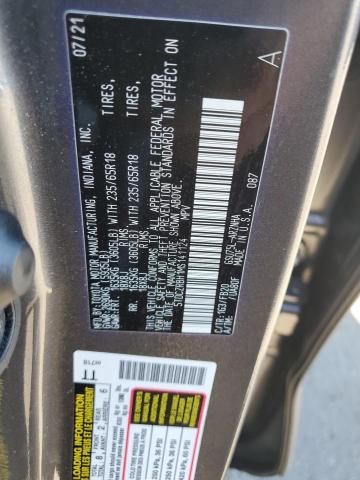 2021 TOYOTA HIGHLANDER 5TDCZRBH1MS141124
