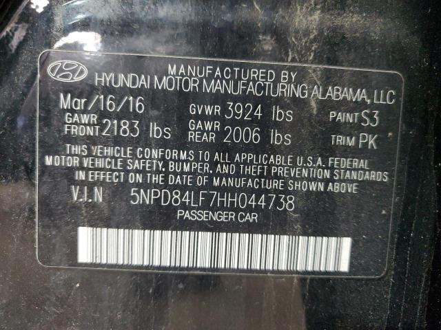 2017 HYUNDAI ELANTRA SE - 5NPD84LF7HH044738