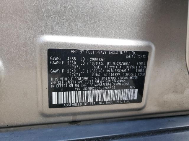 2014 SUBARU OUTBACK 2. - 4S4BRCLC1E3268529