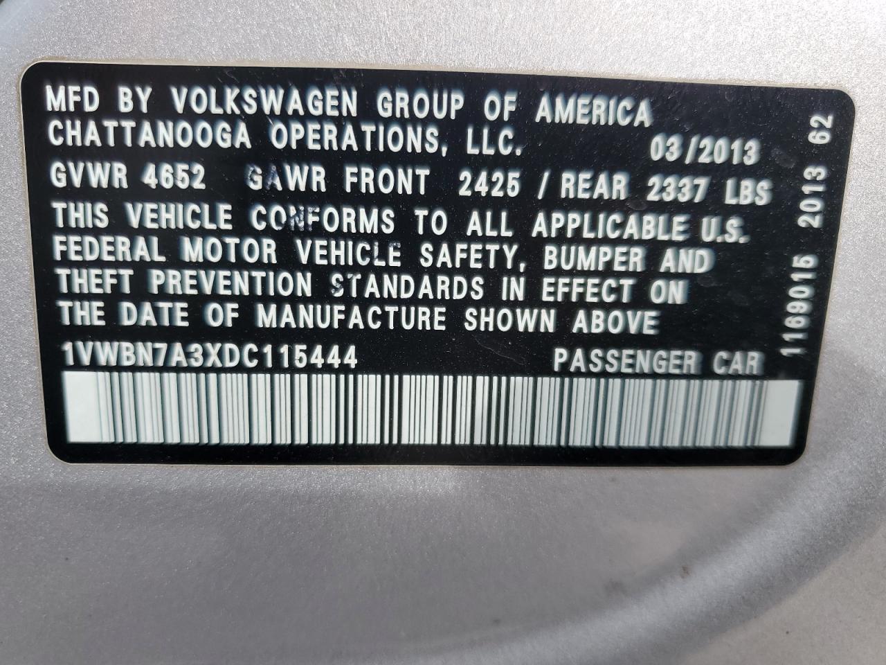 VOLKSWAGEN PASSAT SE