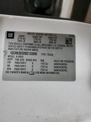 2011 CHEVROLET SILVERADO - 1GCRKSE0XBZ120005