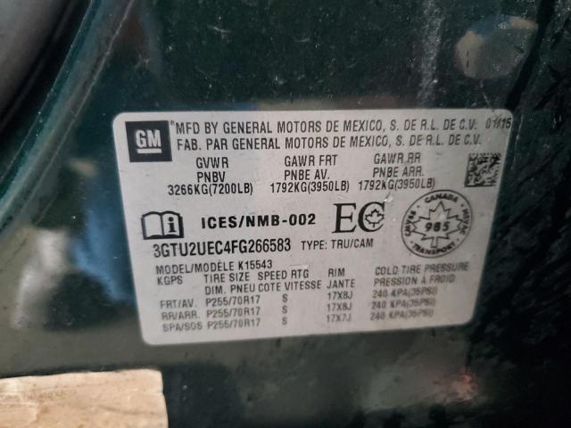 2015 GMC SIERRA K15 3GTU2UEC4FG266583