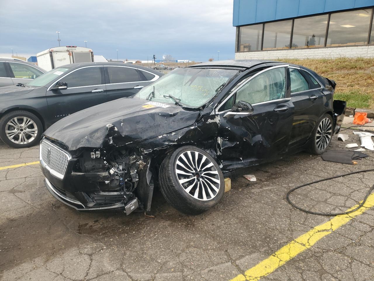 Lot #3283971816 2018 LINCOLN MKZ BLACK