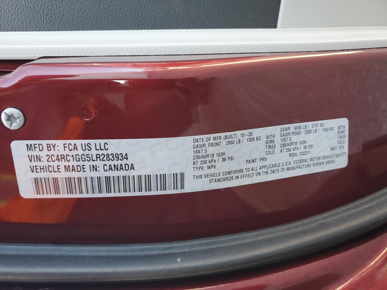 CHRYSLER PACIFICA LIMITED