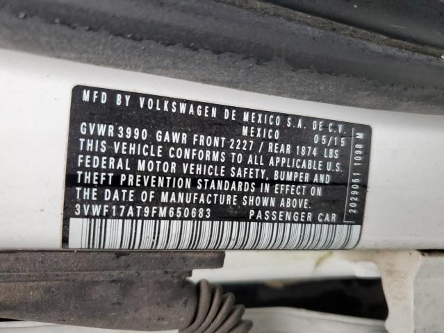 2015 VOLKSWAGEN BEETLE 1.8 - 3VWF17AT9FM650683