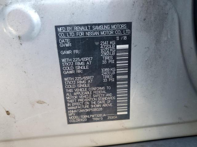 2019 NISSAN ROGUE S #3286688320