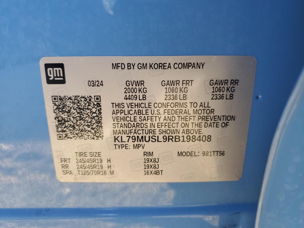 CHEVROLET TRAILBLAZER RS