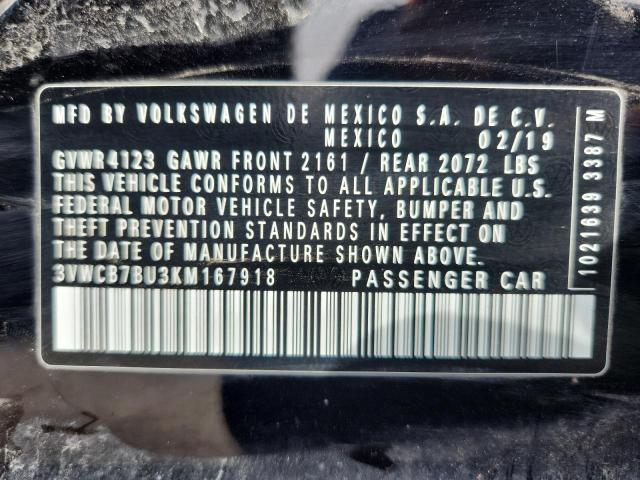 2019 VOLKSWAGEN JETTA S - 3VWCB7BU3KM167918