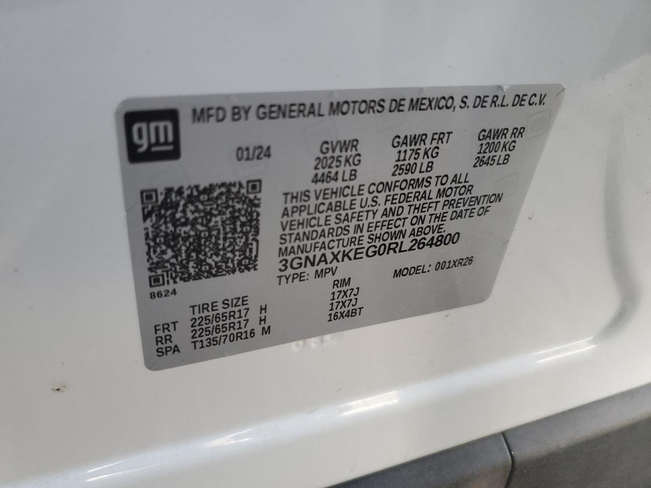 CHEVROLET EQUINOX LT