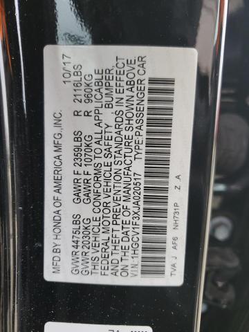 2018 HONDA ACCORD SPO - 1HGCV1F3XJA020517