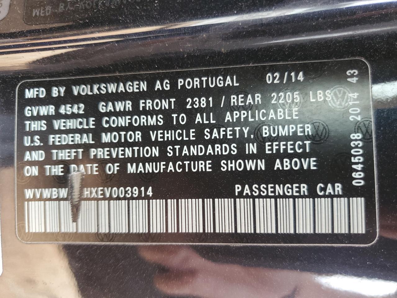 VOLKSWAGEN EOS KOMFORT