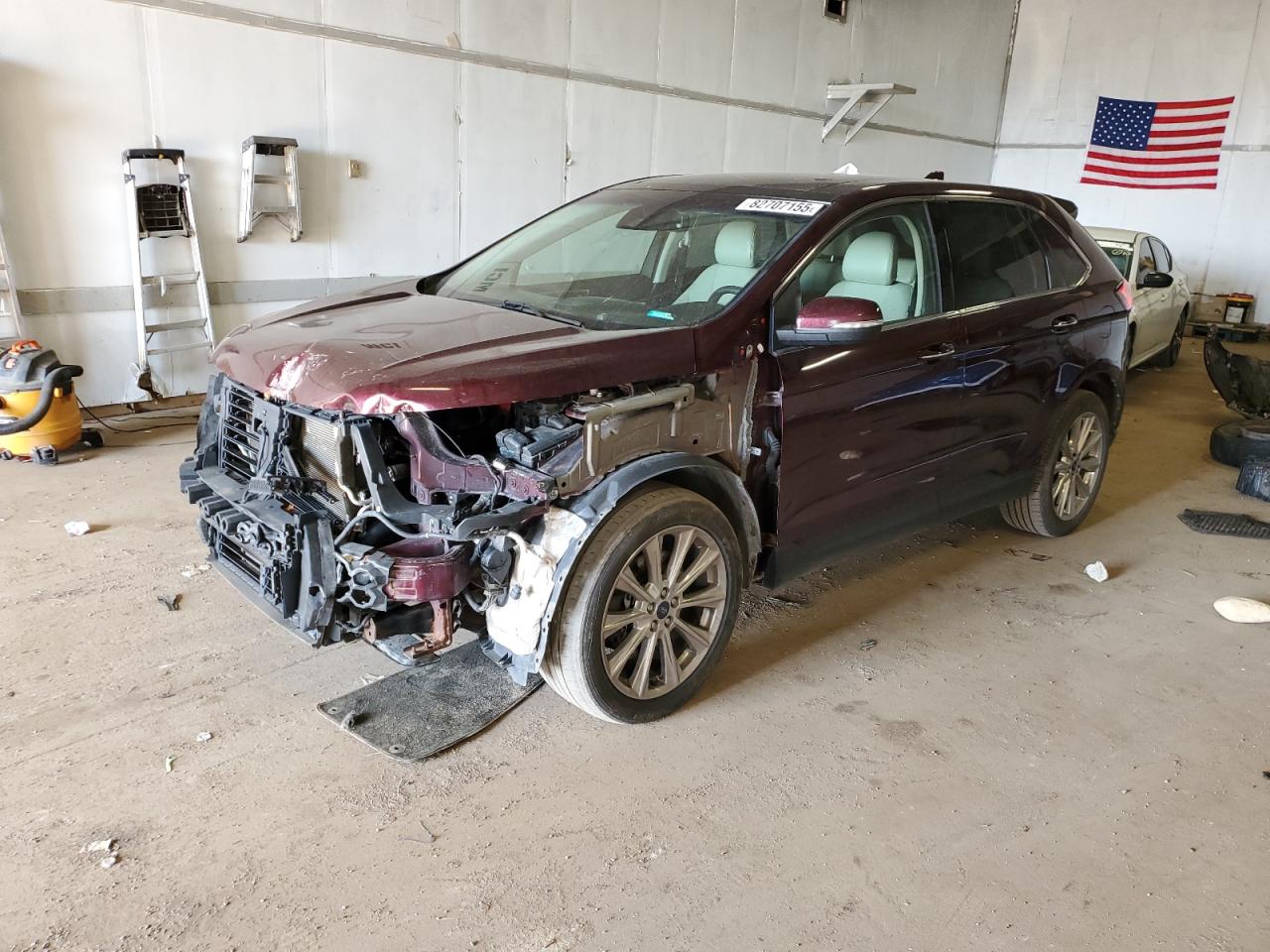 Lot #3302884922 2017 FORD EDGE TITAN