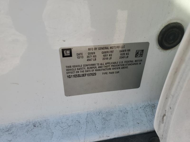 2014 CHEVROLET MALIBU 2LT - 1G11E5SL0EF197629