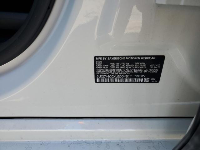 2020 BMW X6 SDRIVE 5UXCY4C0XL9D04611