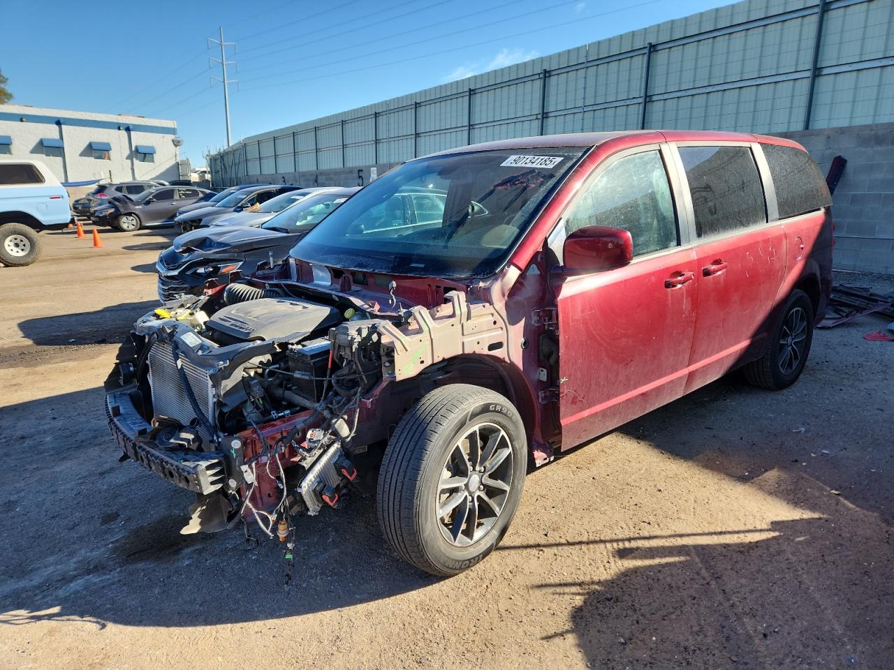 Lot #3285907563 2019 DODGE GRAND CARA