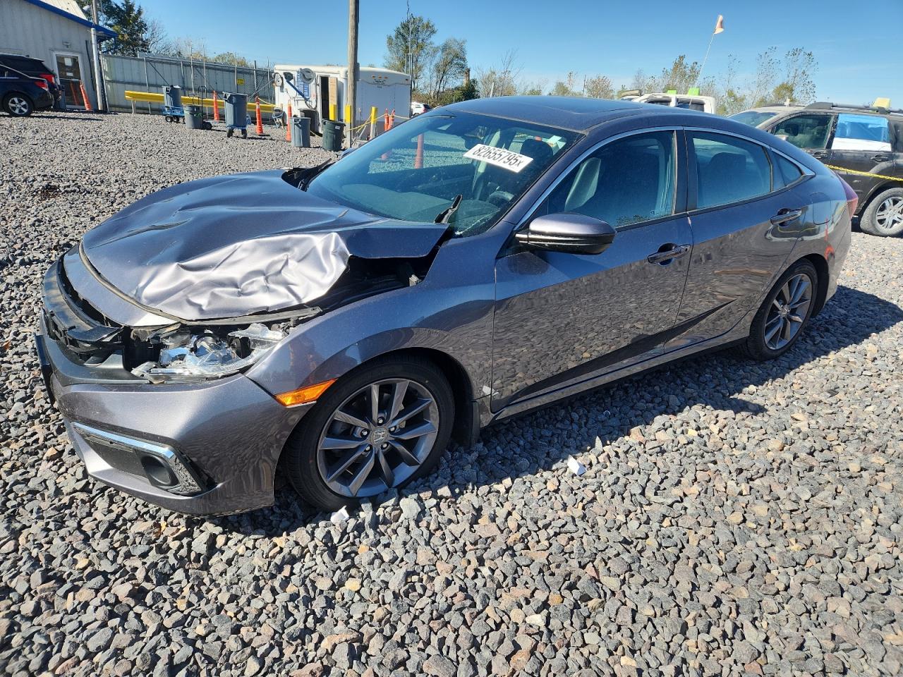 Lot #3296419640 2019 HONDA CIVIC EX