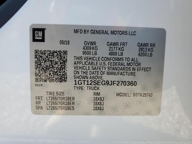 2018 GMC SIERRA K25 - 1GT12SEG9JF270360