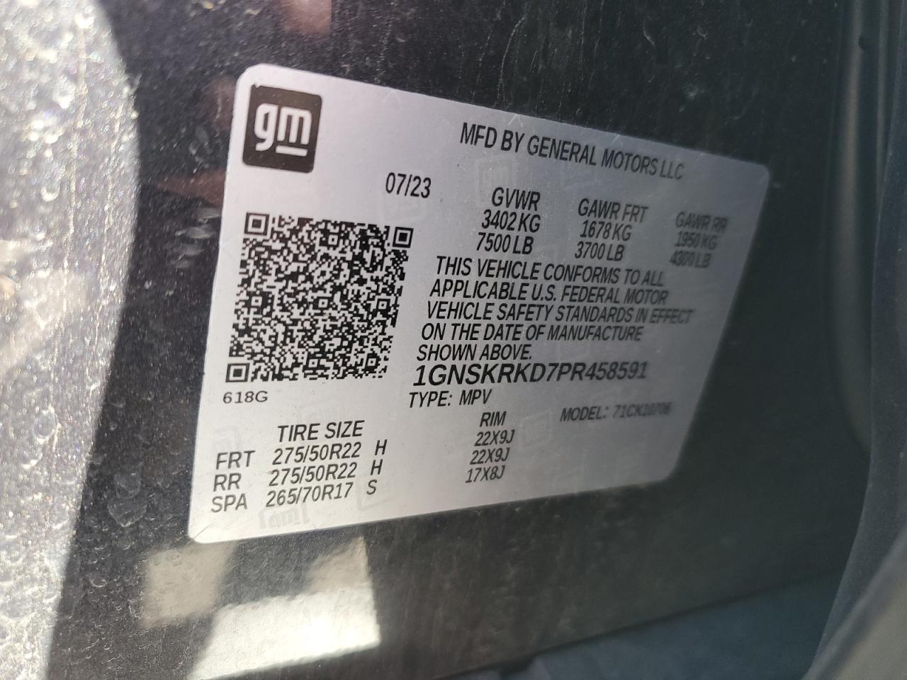 CHEVROLET TAHOE K1500 RST