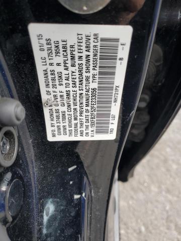 2015 HONDA CIVIC LX 19XFB2F52FE233056