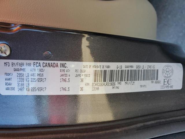 2018 DODGE GRAND CARA - 2C4RDGBG4JR319696