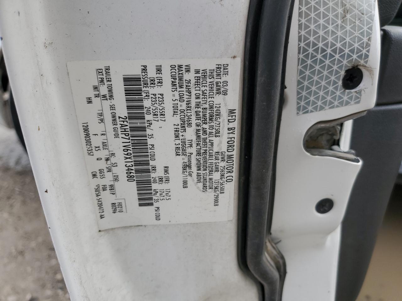 Lot #3291788561 2009 FORD CROWN VICT