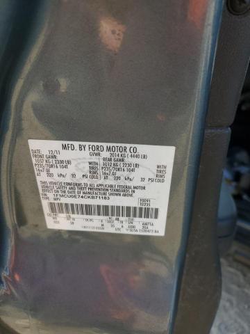 2012 FORD ESCAPE LIMITED - 1FMCU0E74CKB71183