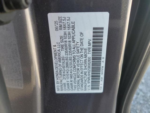 2025 HONDA ODYSSEY EX 5FNRL6H62SB082800