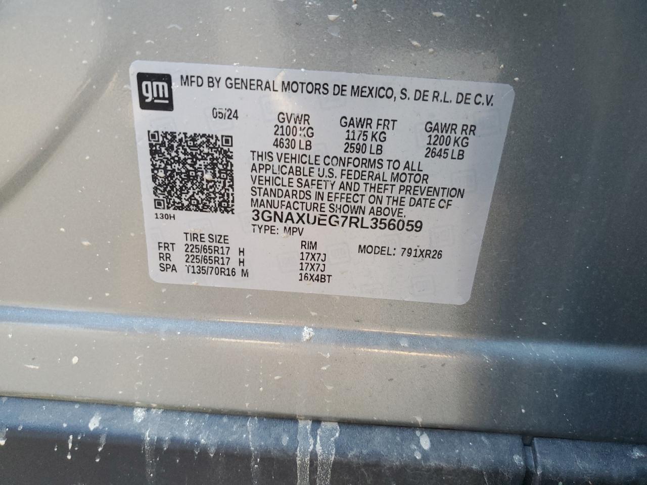 CHEVROLET EQUINOX LT