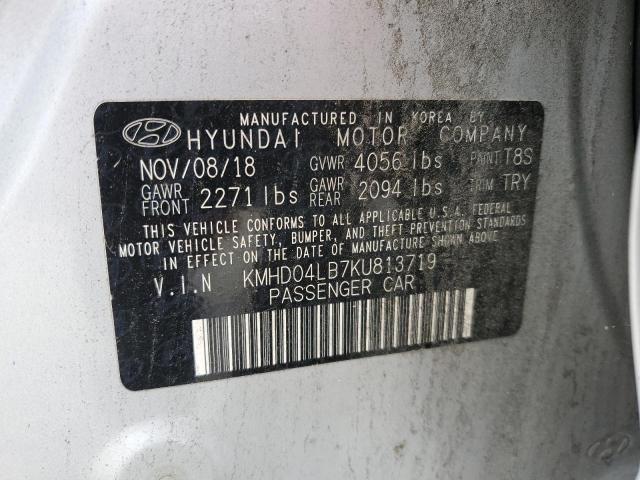 2019 HYUNDAI ELANTRA SP #3270771860