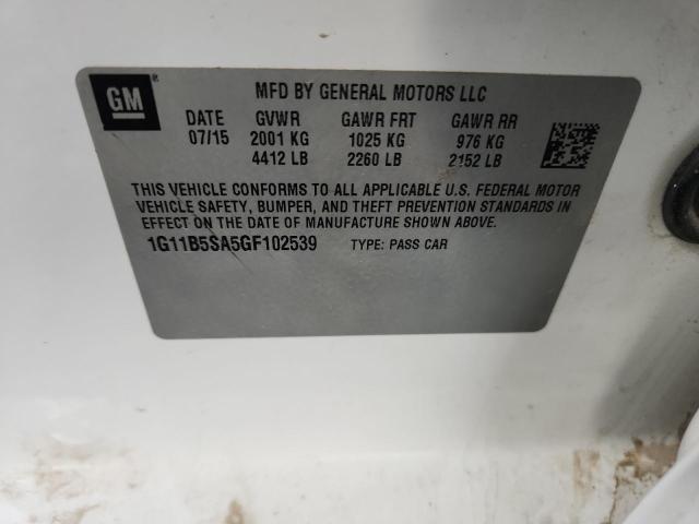 2016 CHEVROLET MALIBU LIM #3285720657