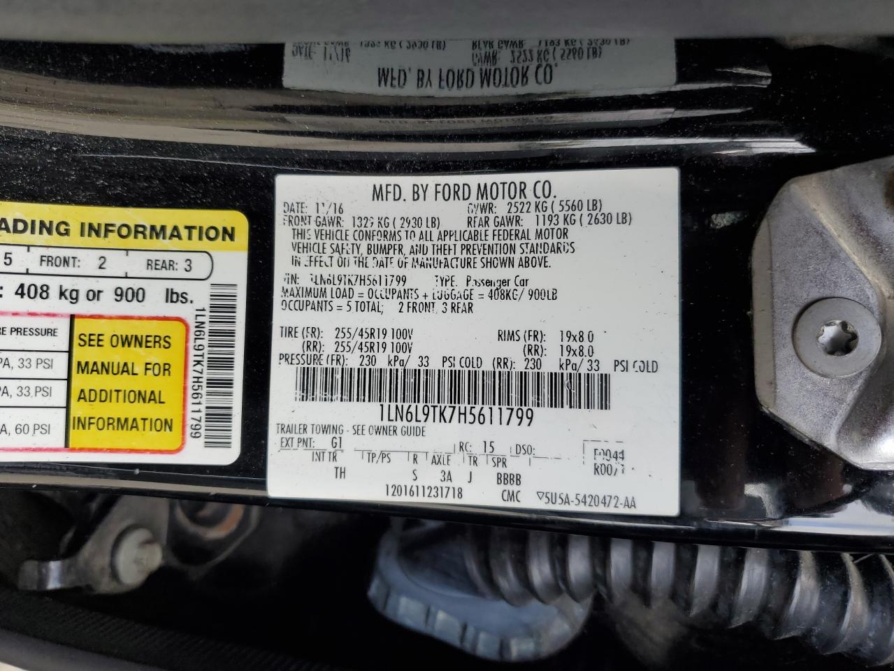 LINCOLN CONTINENTAL SELECT