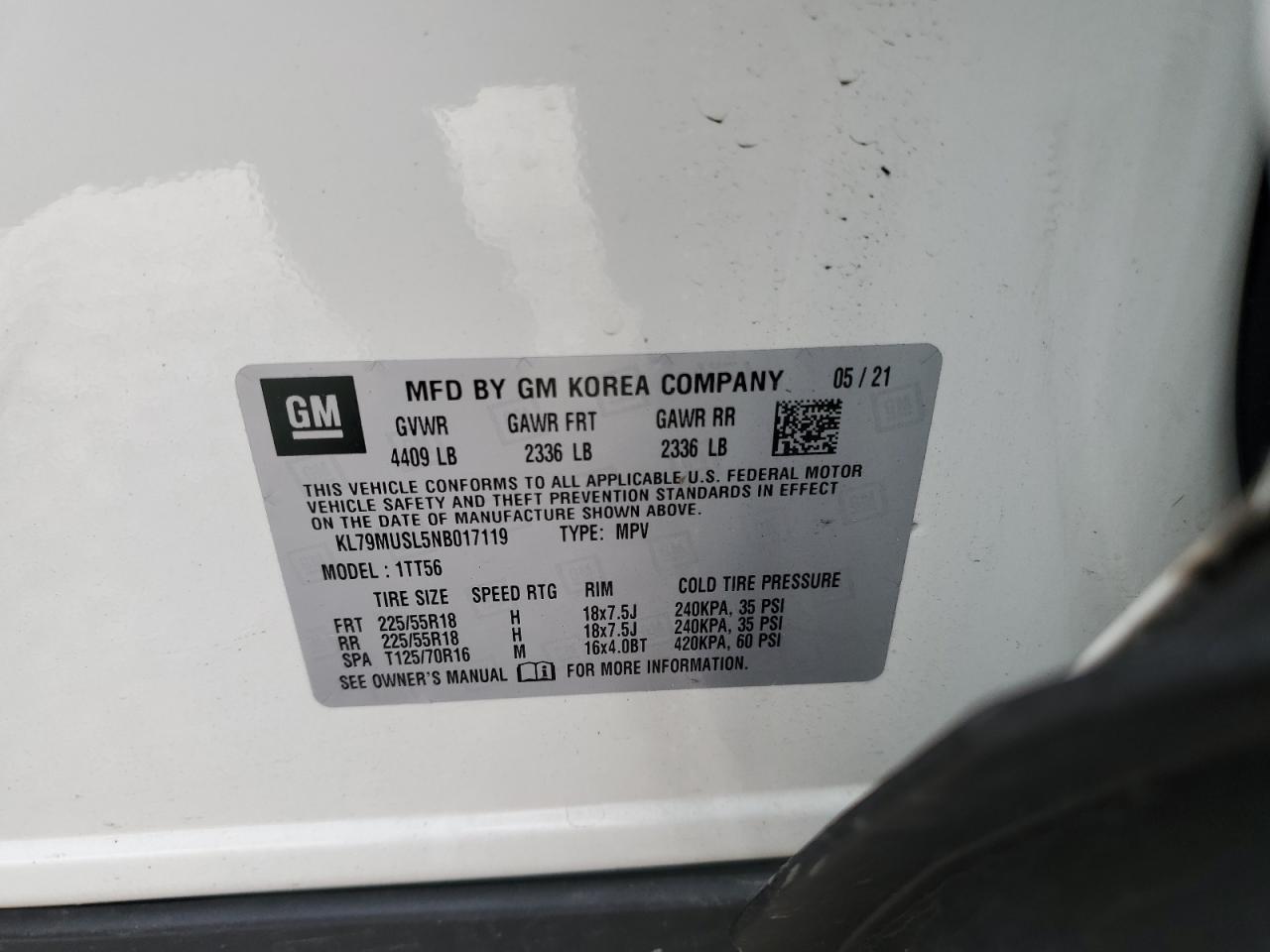 CHEVROLET TRAILBLAZER RS