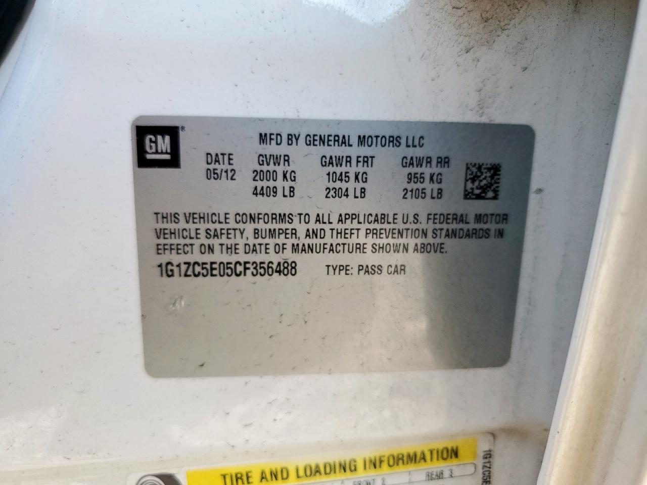 CHEVROLET MALIBU 1LT