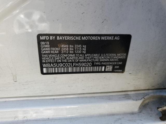 2020 BMW M340XI WBA5U9C02LFH59020
